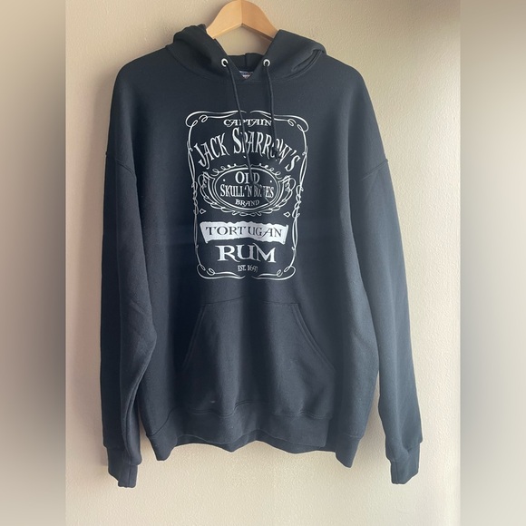 Jerzees Other - Graphic Design Black Men Hoodie Size XL